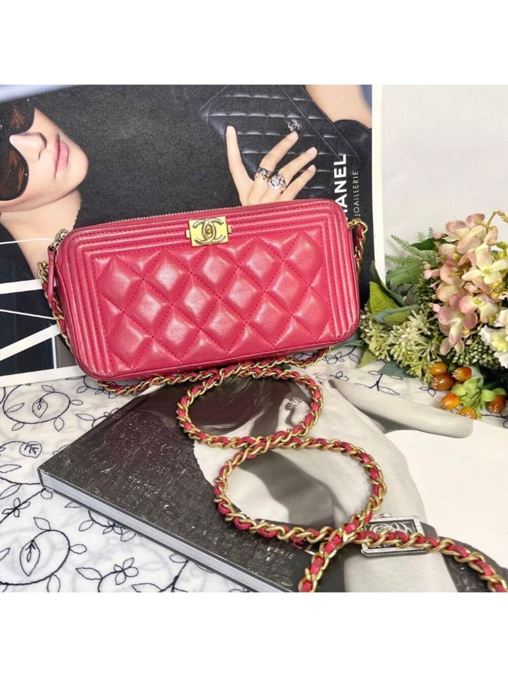 Chanel Chain Wallet Boy Phone Case
